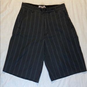 Men’s 32 Swiss Cross Pinstripe Shorts